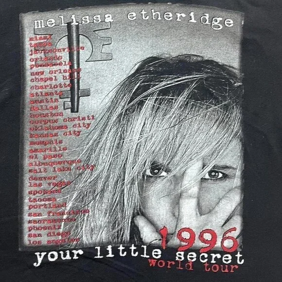 Vintage Melissa Etheridge SINGLE STITCH Shirt - Picture 5 of 6